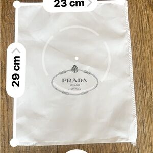 Prada Elegant White Storage Bag